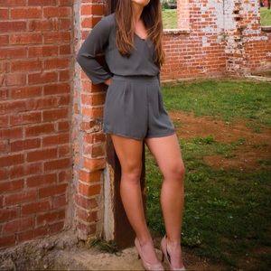 Forever 21 Olive Romper